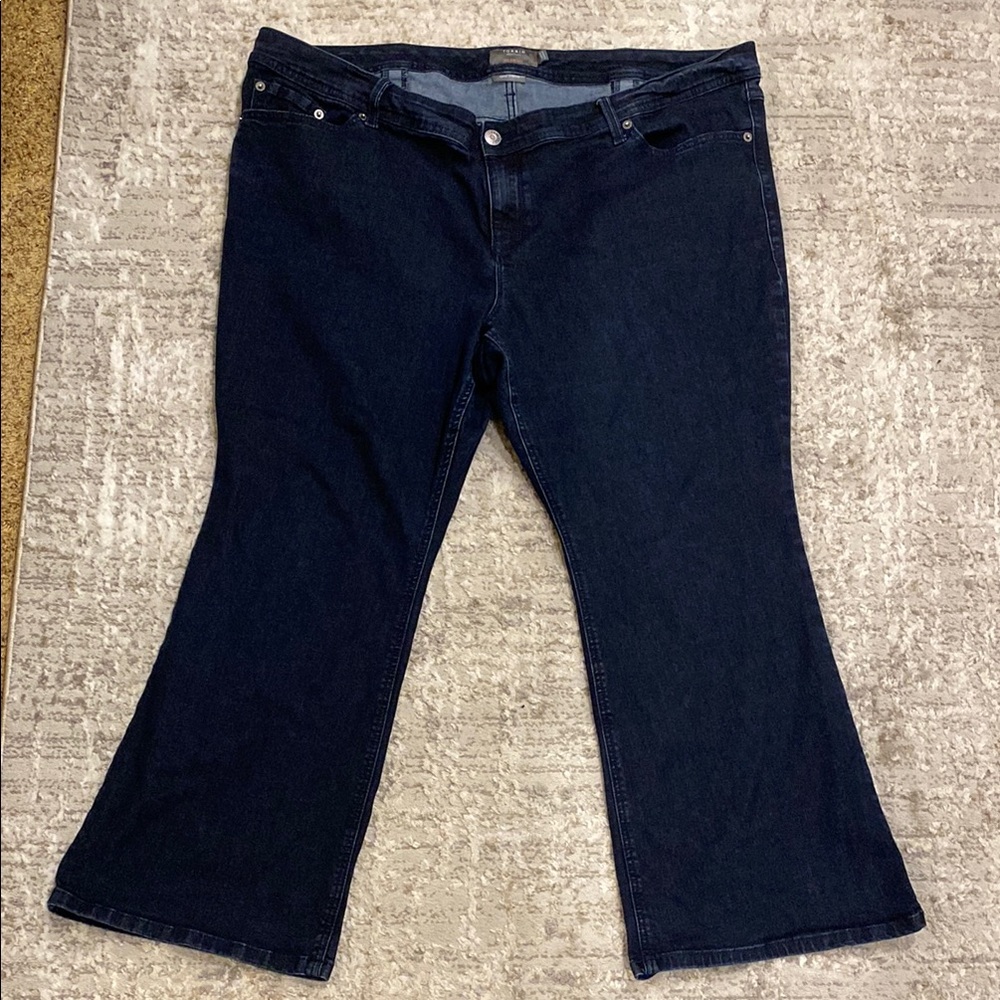 Women's Dark Blue Jeans - Picture 4 of 9
